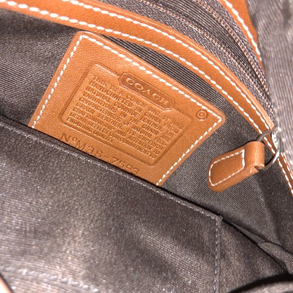 ♦️SOLD♦️Authentic Coach brown leather satchel 7593 - Picture 5 of 7